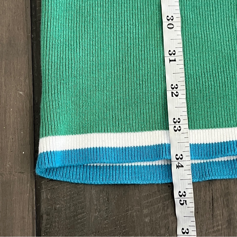 Free People Green Blair Sweater Knit Dress - Size Large - Picture 14 of 16